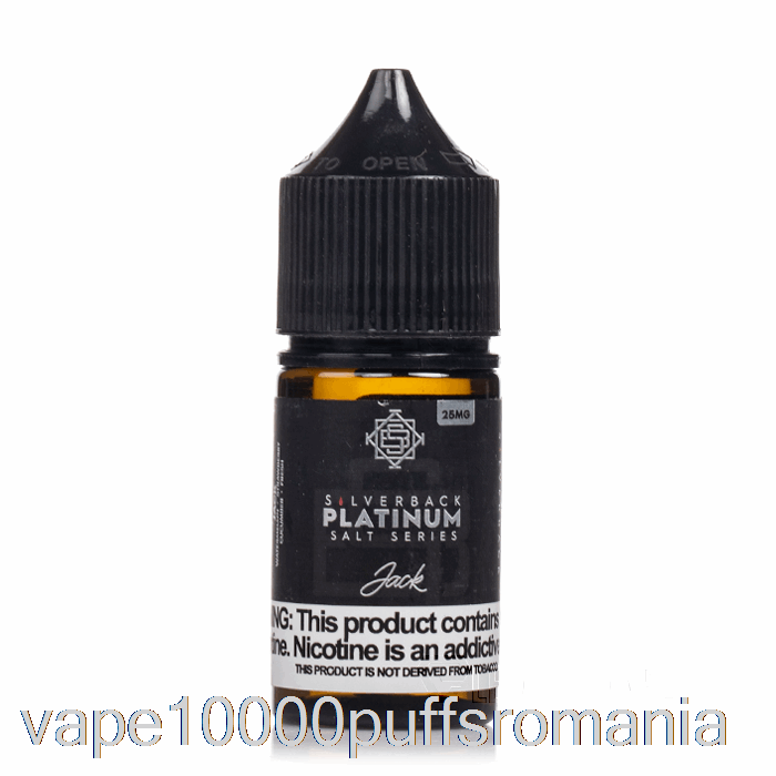 Vape Romania Jack - Saruri Din Seria Silverback Platina - 30ml 25mg